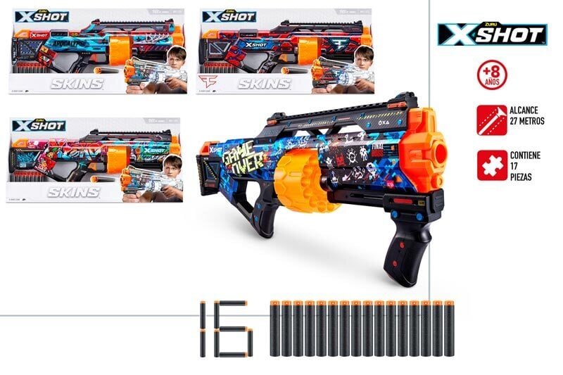 Mängurelv X-Shot Last Stand, 8+ hind ja info | Poiste mänguasjad | kaup24.ee
