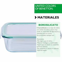 Lõunasöögi karp benetton Be084 orheline 1500 ml цена и информация | Посуда для хранения еды | kaup24.ee