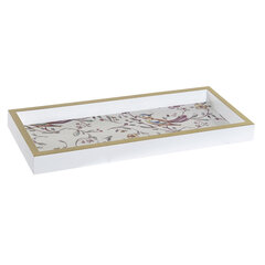 Kandik DKD Home Decor roosa valge puit Mdf (30 x 12 x 2.5 cm) hind ja info | Lauanõud ja kööginõud | kaup24.ee