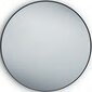 Peegel Britta 80 cm ümmargune, must hind ja info | Peeglid | kaup24.ee