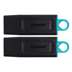 USB-pulk kingston DataTraveler Exodia roheline 64 GB 2 pcs цена и информация | USB накопители | kaup24.ee