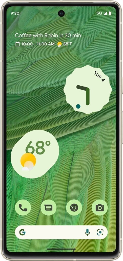 Google Pixel 7 5G Dual SIM 8/128GB Lemongrass (GA03943-GB) цена и информация | Telefonid | kaup24.ee