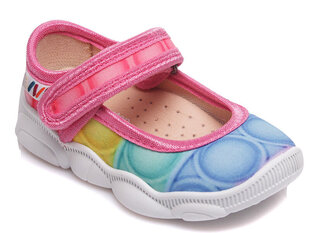 Тапочки для девочек, разноцветные, круги, Weestep цена и информация | Детские тапочки, домашняя обувь | kaup24.ee