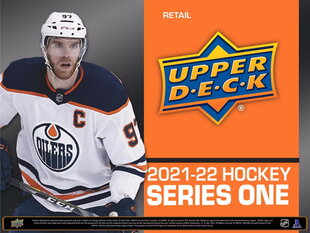 Хоккейные карточки Upper Deck Series One 2021/2022 Blaster Box цена и информация | Коллекционные карточки | kaup24.ee