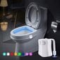 WC-potti valgustav LED-lamp on 16 erinevas värvitoonis цена и информация | Süvistatavad ja LED valgustid | kaup24.ee