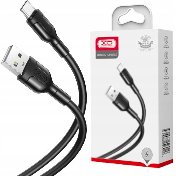 USB-kaabel - USB tüüp C XO 1 m KIIRE laadimine 2,1A (3 tk) цена и информация | Mobiiltelefonide kaablid | kaup24.ee