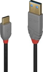 CABLE USB2 C-A 3M/ANTHRA 36888 LINDY цена и информация | Borofone 43757-uniw | kaup24.ee