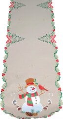 Рождественская скатерть-дорожка с вышивкой OS-303-B, 50x100 см цена и информация | Скатерти, салфетки | kaup24.ee