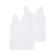 Tüdrukute T-särk 2-pack, valge, Tup Tup Tup hind ja info | Tüdrukute aluspesu | kaup24.ee