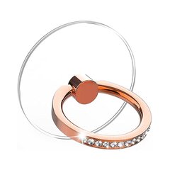 Sõrmehoidja Diamond sõrmusega – Roosa Kuld hind ja info | Mobiiltelefonide hoidjad | kaup24.ee