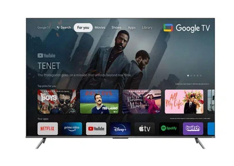 65" 4K QLED Google TV TLC 65C635 hind ja info | Telerid | kaup24.ee