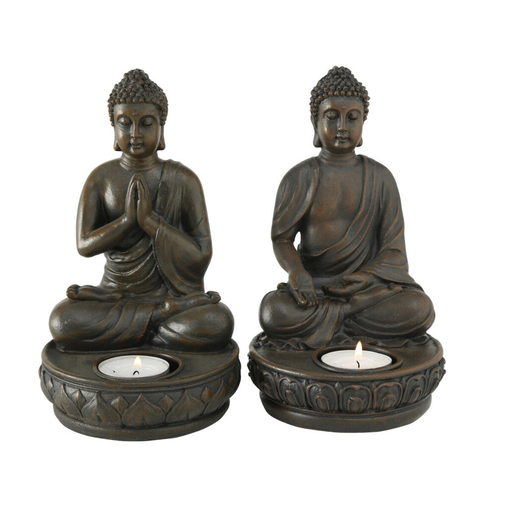 Boltze küünlajalg Buddha 19 cm hind ja info | Küünlad, küünlajalad | kaup24.ee