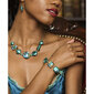Lampglas Elegantne Emerald Princessi kaelakee 24-karaadise kulla ja hõbedaga Lampglas NRO1 pärlitest hind ja info | Kaelakeed | kaup24.ee