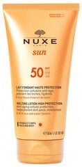 Nuxe Солнцезащитный лосьон для тела SPF50 150 мл цена и информация | Кремы от загара | kaup24.ee