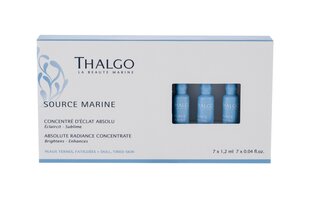 Helendav näokontsentraat Thalgo Absolute Radiance 7 x 1.2 ml hind ja info | Näoõlid, seerumid | kaup24.ee