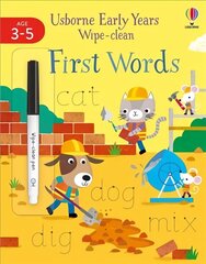 Early Years Wipe-Clean First Words UK 2020 hind ja info | Väikelaste raamatud | kaup24.ee