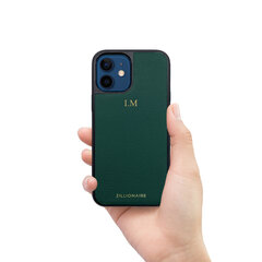 ZILLIONAIRE iPhone 12 Mini (5,4”) Epsom Nahast Ümbris – Roheline hind ja info | Telefoni kaaned, ümbrised | kaup24.ee