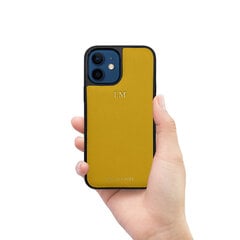 ZILLIONAIRE iPhone 12 Mini (5,4”) Epsom Nahast Ümbris – Kollane hind ja info | Telefoni kaaned, ümbrised | kaup24.ee