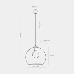 Подвесной светильник TK Lighting Cubus 3174 цена и информация | Потолочный светильник, 38 x 38 x 24 см | kaup24.ee