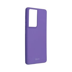 Чехол Roar Colorful Jelly для Samsung Galaxy S21 Ultra (6,8″) — Фиолетовый цена и информация | Чехлы для телефонов | kaup24.ee