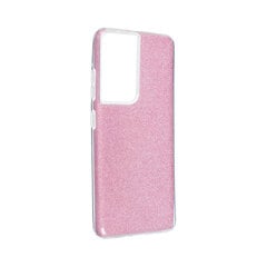 Чехол Sparkle для Samsung Galaxy S21 Ultra (6,8″) — Розовый цена и информация | Чехлы для телефонов | kaup24.ee