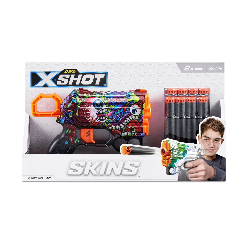 Mängupüss Skins Menace Xshot, 36515 hind ja info | Poiste mänguasjad | kaup24.ee