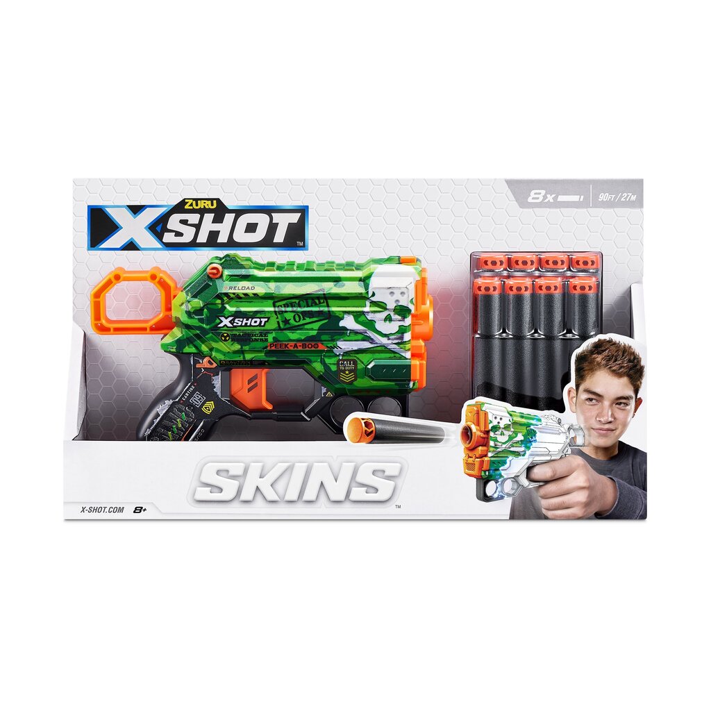 Mängupüss Skins Menace Xshot, 36515 hind ja info | Poiste mänguasjad | kaup24.ee