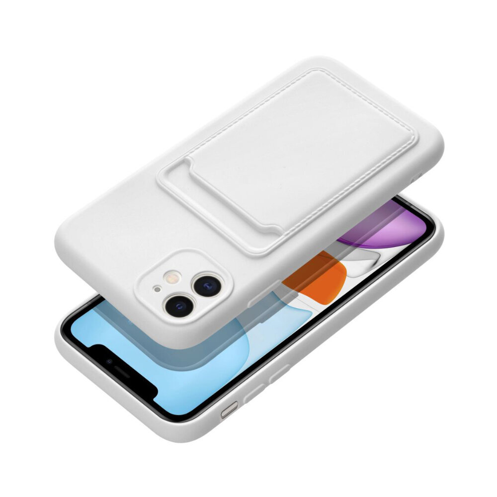 iPhone 11 (6,1″) Forcell CARD ümbris – Valge цена и информация | Telefoni kaaned, ümbrised | kaup24.ee