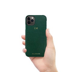 Кожаный чехол Zillionaire Lizard для iPhone 11 Pro Max (6,5″) — Зелёный цена и информация | Чехлы для телефонов | kaup24.ee