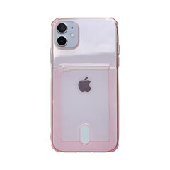 Прозрачный чехол Card Case для iPhone 11 (6,1″) — Розовый цена и информация | Чехлы для телефонов | kaup24.ee