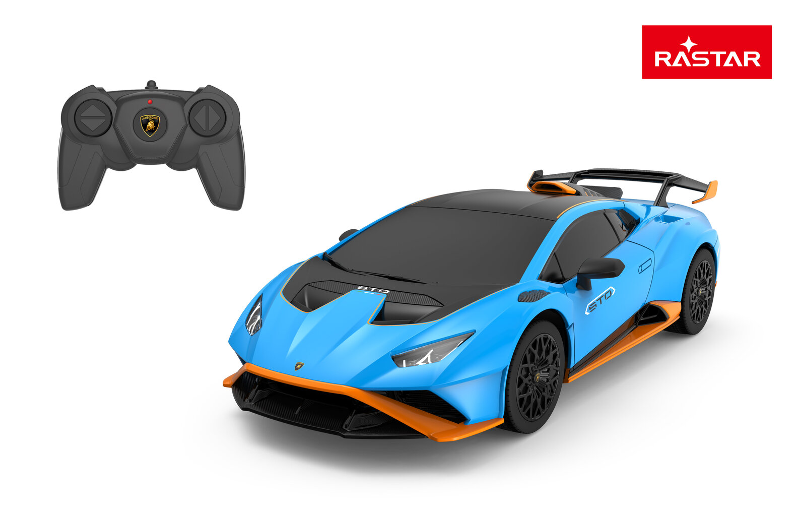 Puldiauto Lamborghini Huracan STO Rastar 1:24 hind ja info | Poiste mänguasjad | kaup24.ee