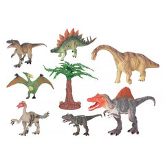 Dinosauruse figuuride komplekt Cretaceous, 8 tk hind ja info | Poiste mänguasjad | kaup24.ee