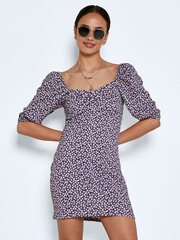 Noisy May женское платье 27020654*01, лиловый/белый 5715223042366 цена и информация | Платья | kaup24.ee