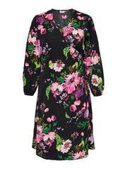 Only Carmakoma женское платье-кимоно 15276281*01, черный/розовый 5715362828449 цена и информация | Платье | kaup24.ee