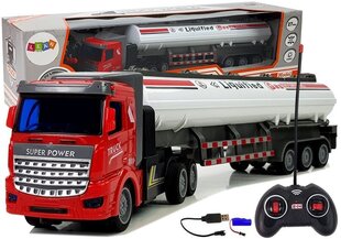 Kaugjuhitav tanker, punane hind ja info | Poiste mänguasjad | kaup24.ee