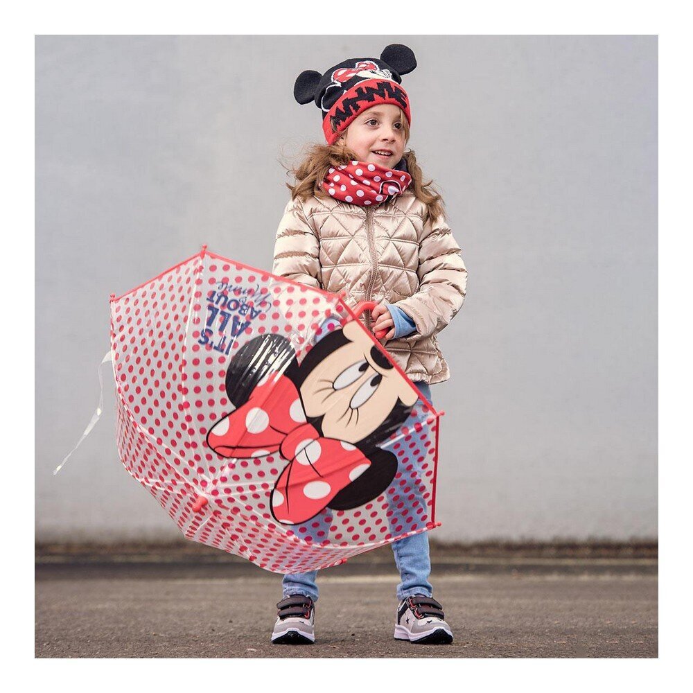 Kaelasoojendaja Minnie Mouse Punane цена и информация | Laste aksessuaarid | kaup24.ee