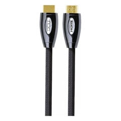 HDMI Kaabel DCU (1,5 m) Must hind ja info | Kaablid ja juhtmed | kaup24.ee