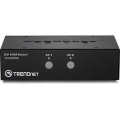 Переключатели KVM Trendnet TK-222DVK цена и информация | Коммутаторы (Switch) | kaup24.ee