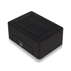 Dock Station Dual Ewent AAACET0186 Dual 2.5"-3.5" USB 3.1 ABS цена и информация | Охлаждающие подставки и другие принадлежности | kaup24.ee