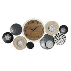 Seinakell DKD Home Decor Metall Puit (105.4 x 6.5 x 51.5 cm) цена и информация | Часы | kaup24.ee