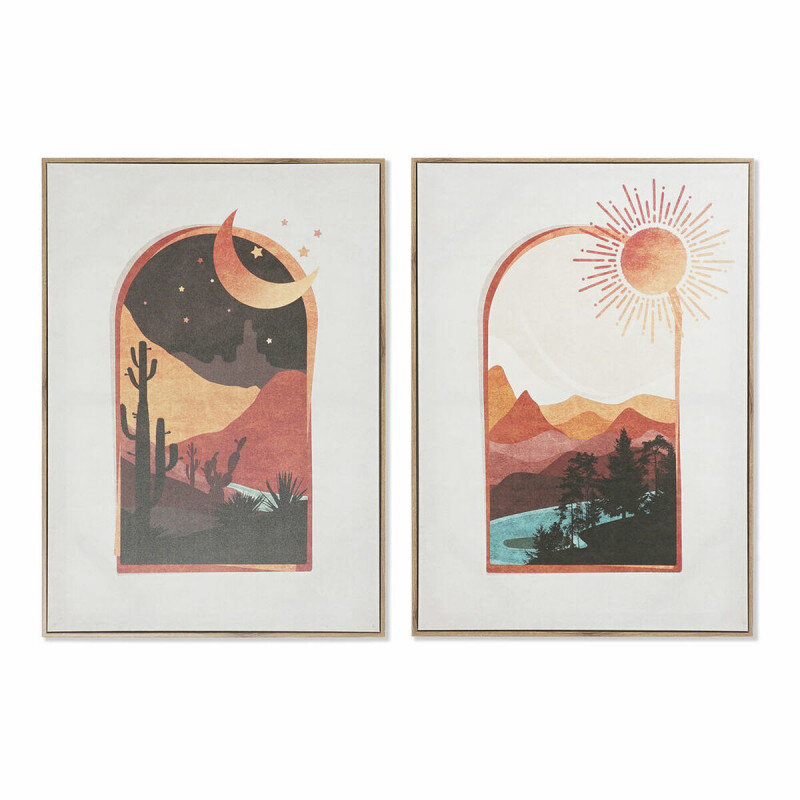 Maal DKD Home Decor Aknad (2 pcs) (50 x 3 x 70 cm) цена и информация | Seinapildid | kaup24.ee