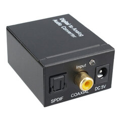 Audio Converter, SPDIF/Coax/DC 5V цена и информация | Кабели и провода | kaup24.ee