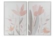 Maal DKD Home Decor polüstüreen Kwiaty Kangas (2 pcs) (62.2 x 3.5 x 92 cm) цена и информация | Seinapildid | kaup24.ee