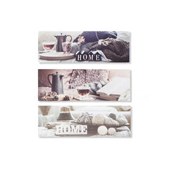 Maal DKD Home Decor Kangas Puit MDF (3 pcs) (90 x 2 x 30 cm) hind ja info | Seinapildid | kaup24.ee