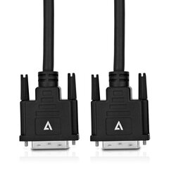 Кабель DVI V7 V7DVIDVI-5M-BLK-1E   Чёрный 5 m цена и информация | Кабели и провода | kaup24.ee