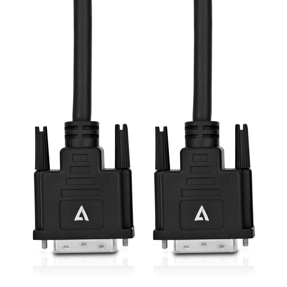 DVI kaabel V7 V7DVIDVI-5M-BLK-1E Must 5 m hind ja info | Kaablid ja juhtmed | kaup24.ee