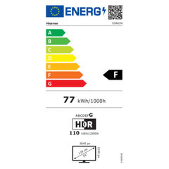 Смарт-ТВ Hisense 55A63H 55" 4K ULTRA HD DLED WIFI цена и информация | Телевизоры | kaup24.ee