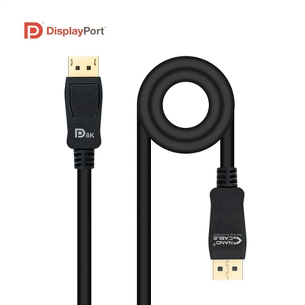 DisplayPort Kaabel NANOCABLE 10.15.2501-L150 (1,5 m) hind ja info | Kaablid ja juhtmed | kaup24.ee
