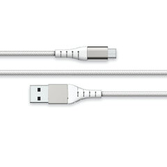 USB-kaabel-mikro USB Big Ben Interactive FPLIAMIC2MW (2 m) Valge hind ja info | Kaablid ja juhtmed | kaup24.ee