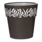 Self-watering pot Gaia Antratsiithall Plastmass (25 x 25 x 25 cm) hind ja info | Dekoratiivsed lillepotid | kaup24.ee